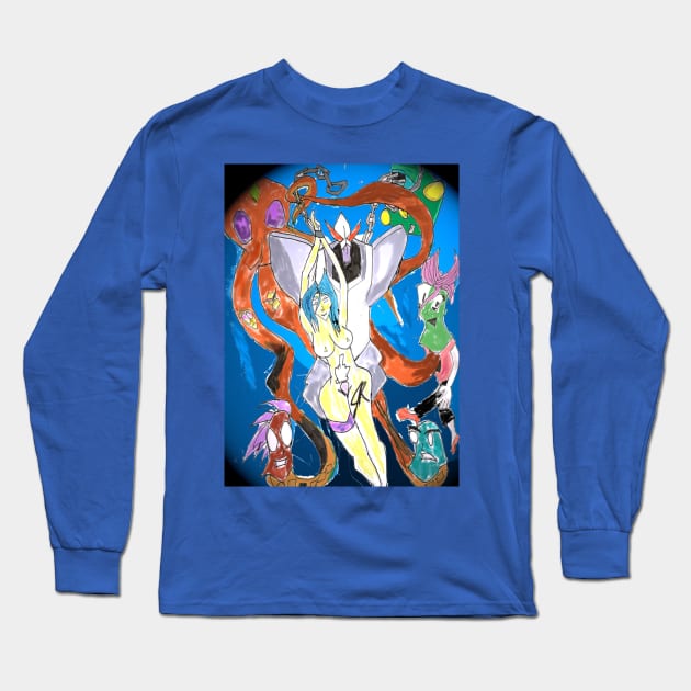 Finger Puppets Long Sleeve T-Shirt by Jano Ryusaru